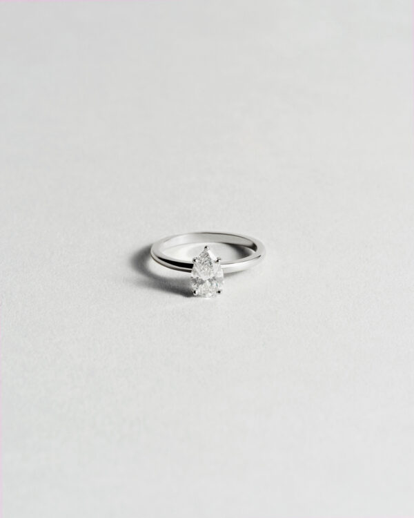 Signature Pear Diamond Ring