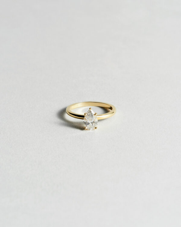 Signature Pear Diamond Ring